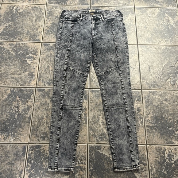 Women’s True Religion Jeans Size 31 Halle Mid Rise Super Skinny Made In … - Picture 1 of 9